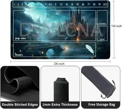 Magic the Gathering Mount Doom Playmat MTG TCG CCG Pad Trading Card Game Mat - Image 4