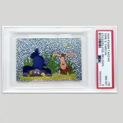 Disney Panini 1999 Tarzan RARE PSA Graded Trading Sticker Card FOIL HOLO Vintage - Image 1
