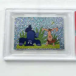 Disney Panini 1999 Tarzan RARE PSA Graded Trading Sticker Card FOIL HOLO Vintage - Image 5