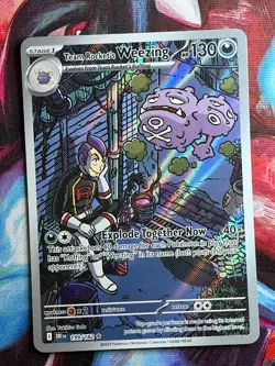 Team Rocket's Weezing 199/182 IR Destined Rivals NM - Image 1