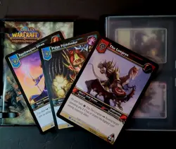 World of Warcraft Trading Card Game Drums Of War with 20 + extra Cards Random - Image 1