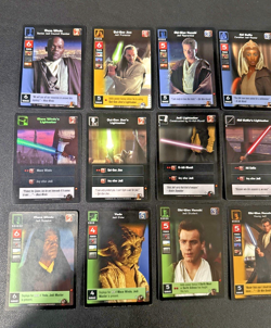1999 Star Wars: Young Jedi CCG Jedi & Lightsabers - 18 Card Lot- Rares/foils/etc - Image 2