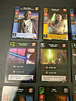 1999 Star Wars: Young Jedi CCG Jedi & Lightsabers - 18 Card Lot- Rares/foils/etc - Image 5