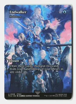Endwalker - Brainstorm (Showcase) 28 FINAL FANTASY: Through the Ages MTG NM - Image 1