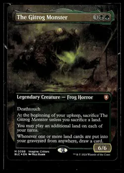 Near Mint or Better Foil The Gitrog Monster (Borderless) #88 W/Tracking - Image 1