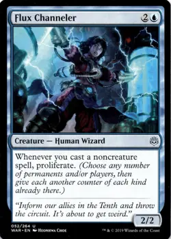 Flux Channeler WAR #52 War of the Spark Magic: The Gathering Near Mint - Image 1