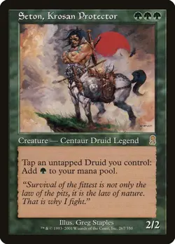 Odyssey Seton, Krosan Protector MTG Magic the Gathering NM - Image 1