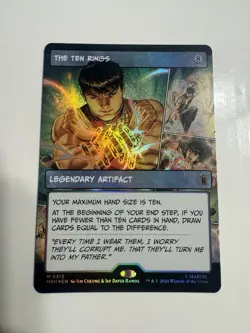 MTG Marvel Super Heroes The Ten Rings 0313 Foil Legendary Artifact Mythic - Image 1