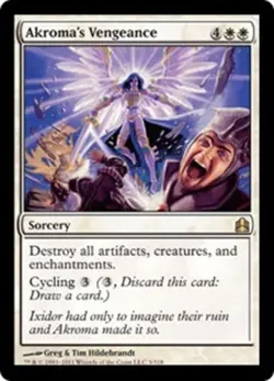 Commander Akroma's Vengeance x1 NM-Mint, English Magic Mtg M:tG - Image 1