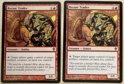 Bazaar Trader X2 Worldwake Mtg Magic the Gathering - Image 1