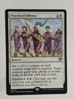 Practiced Offense #0035 (SOS) Secrets of Strixhaven Rare MTG Free Combined Shipp - Image 1