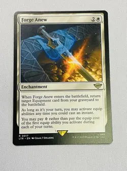 Forge Anew #17 (NM) Lord of the Rings LTR Magic MTG Regular - Image 1