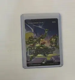 Teleportation Circle Borderless FOIL NM Teenage Mutant Ninja Turtles TMNT MTG - Image 1