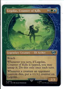 Legolas, Counter of Kills (Showcase) 324 Tales of Middle-earth MTG LP - Image 1