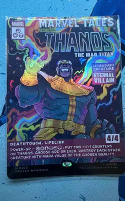 Thanos, The Mad Titan (Borderless) (0400) Marvel Super Heroes Foil - Image 1
