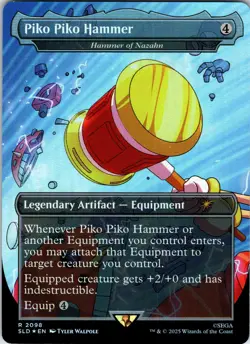 Piko Piko Hammer - Hammer of Nazahn Rainbow Foil R Secret Lair Drop 2098 NM - Image 1