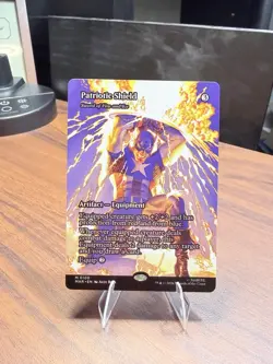Patriotic Shield (Sword of Fire and Ice) - Borderless Non-Foil - NM / Unplayed - Image 1