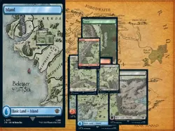 Lord of the Rings LOTR Lands MTG Full Set Plains Island Swamp Mountain Forest - Image 2