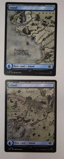 Lord of the Rings LOTR Lands MTG Full Set Plains Island Swamp Mountain Forest - Image 4