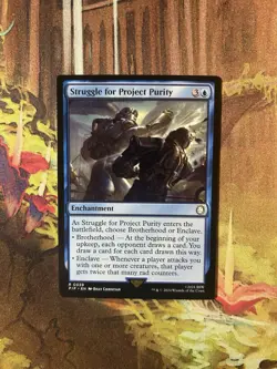 Struggle for Project Purity [Fallout] Near Mint MTG - Image 1