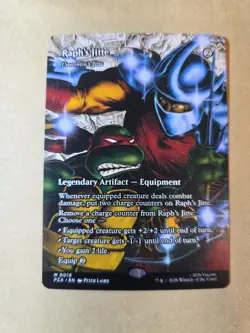 Raph's Jitte - Umezawa's Jitte (Borderless) NM Teenage Mutant Ninja Turtles PZA - Image 1