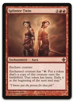 Splinter Twin #165 (NM) Rise of the Eldrazi ROE Magic MTG - Image 1