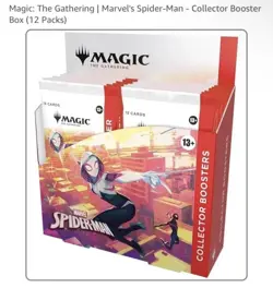 Magic: The Gathering Marvel’s Spider-Man Collector Booster Box 12 Packs PREORDER - Image 1