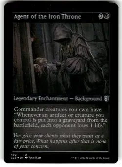 Agent of the Iron Throne Foil Etched Commander Legends Battle for NM MTG - Image 1