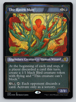 The Raven Man Textured FOIL - Dominaria United - MTG - Image 1