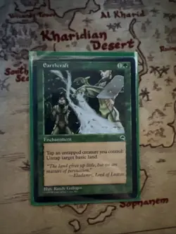 Magic The Gathering EARTHCRAFT - Rare - Tempest NM English MTG Reserved List - Image 1