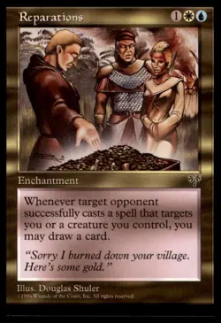 Reparations Rare Mirage Magic: The Gathering Lightly Played - Image 1
