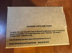 MTG Secret Lair Commander Deck - Raining Cats and Dogs (New and Sealed) - Image 4