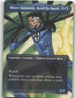 Mister Fantastic, Reed Richards (Borderless)- (NM)--EN-[MSH - 320] - Image 1