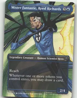 Mister Fantastic, Reed Richards (Borderless)- (NM)--EN-[MSH - 320] - Image 2