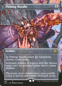 MTG Pithing Needle (397) *Non-Foil* Borderless Double Masters 2022 MT/NM - Image 1