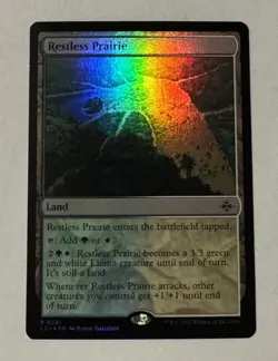 MTG - Restless Prairie FOIL - Lost Caverns of Ixalan LP - Image 1