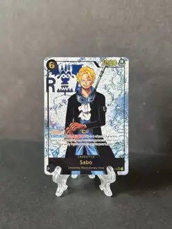 One Piece TCG Carrying on His Will - Sabo OP13-120 SEC Alt Art Parallel ENG - Image 4