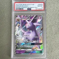 Pokemon TCG Espeon GX SM Black Star Promo SM35 Holo 200 HP English - Image 1