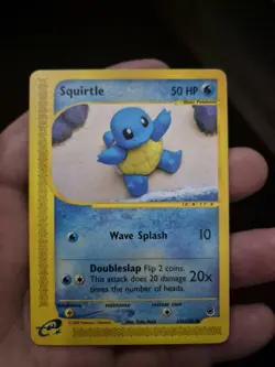 Pokemon TCG Expedition Base Set Squirtle Card 131/165 - Image 2