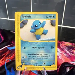 Pokemon TCG Expedition Base Set Squirtle Card 131/165 Non-Holo NM/LP Condition - Image 2