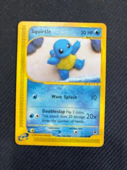 Pokemon TCG Expedition Base Set Squirtle Card 131/165 - Image 1