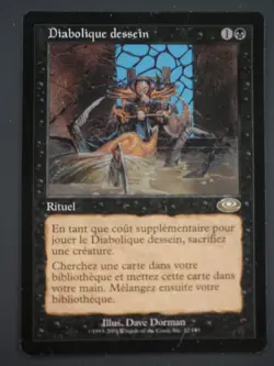 mtg magic diabolic intent planeshift FRENCH vf fr diabolique dessein - Image 1
