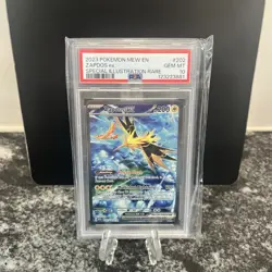 2023 POKEMON MEW EN-151 SPECIAL ILLUSTRATION RARE #202 ZAPDOS EX PSA 10 - Image 1