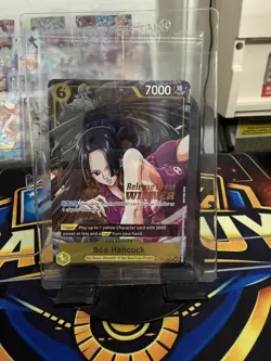 One Piece Boa Hancock Pre Release Event Winner P-115 Sealed Holo Stamp Op-15 - Image 1