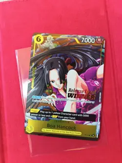 One Piece Boa Hancock Pre Release Event Winner P-115 Sealed Holo Stamp Op-15 - Image 1
