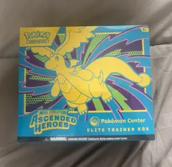 Pokemon Center Pokemon TCG Elite Trainer Box Mega Evolution Ascended Heroes - Image 1