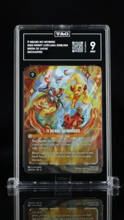 Disney Lorcana TCG It Means No Worries 208/204 Reign of Jafar (Enchanted) NM - Image 1