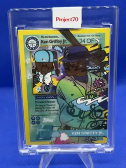 2021 Topps Project 70 - 1996 Topps Baseball Ken Griffey Jr #702 Pokemon - Image 1