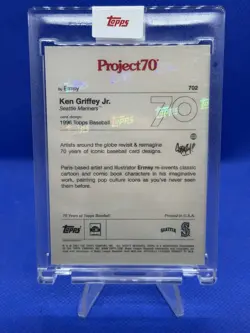 2021 Topps Project 70 - 1996 Topps Baseball Ken Griffey Jr #702 Pokemon - Image 2