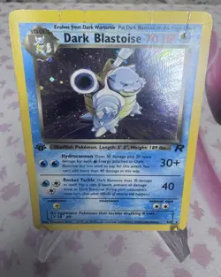 1st Edition Dark Blastoise 3/82 Team Rocket 2000 Holo Rare WOTC Pokemon Card TCG - Image 2